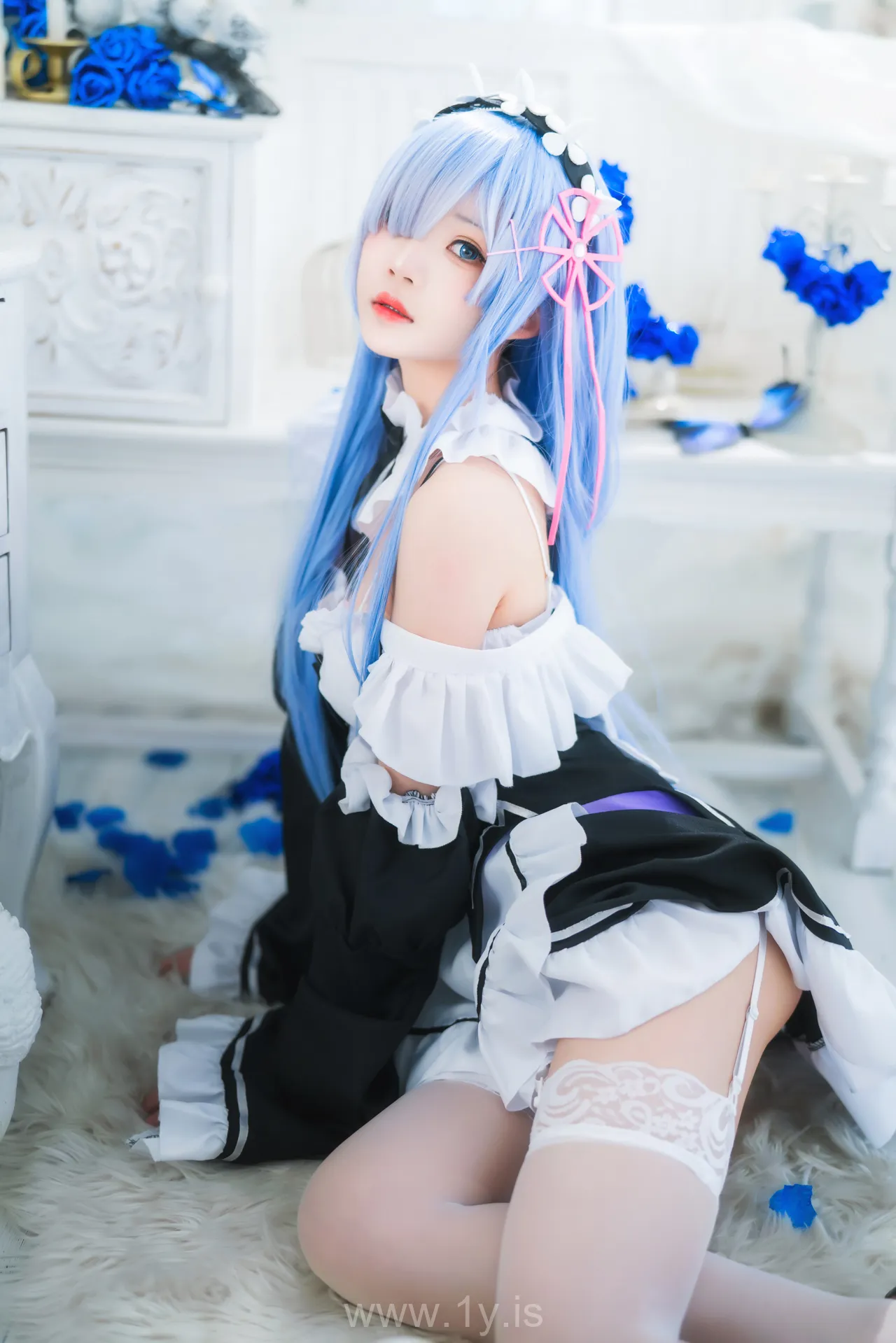 桜桃喵 NO.127 长发蕾姆01